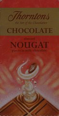 Thorntons chocolate almond nougat